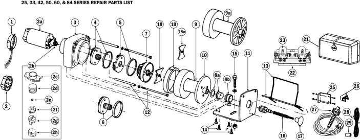 Rule Winch Parts